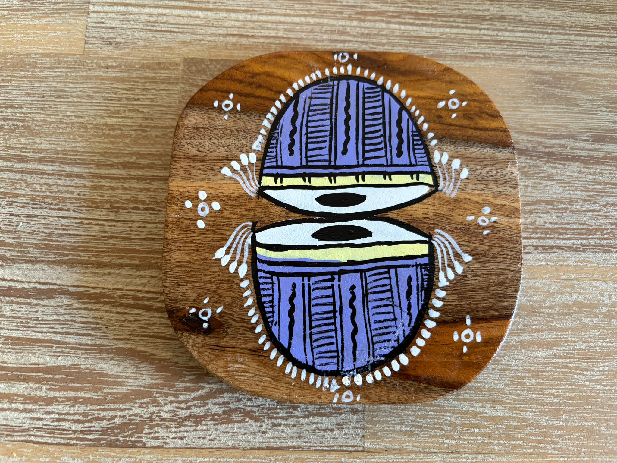 Earthen Rhythm Coaster Set (Set of 6)