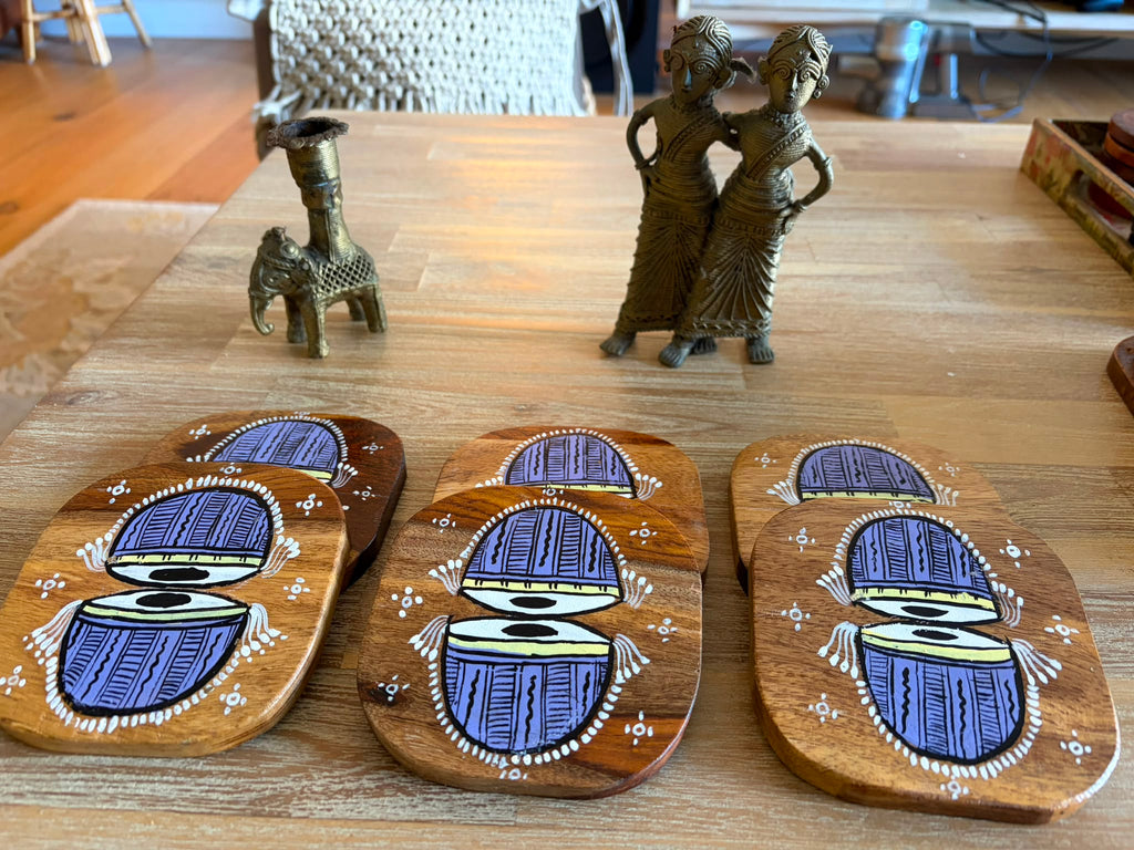 Earthen Rhythm Coaster Set (Set of 6)