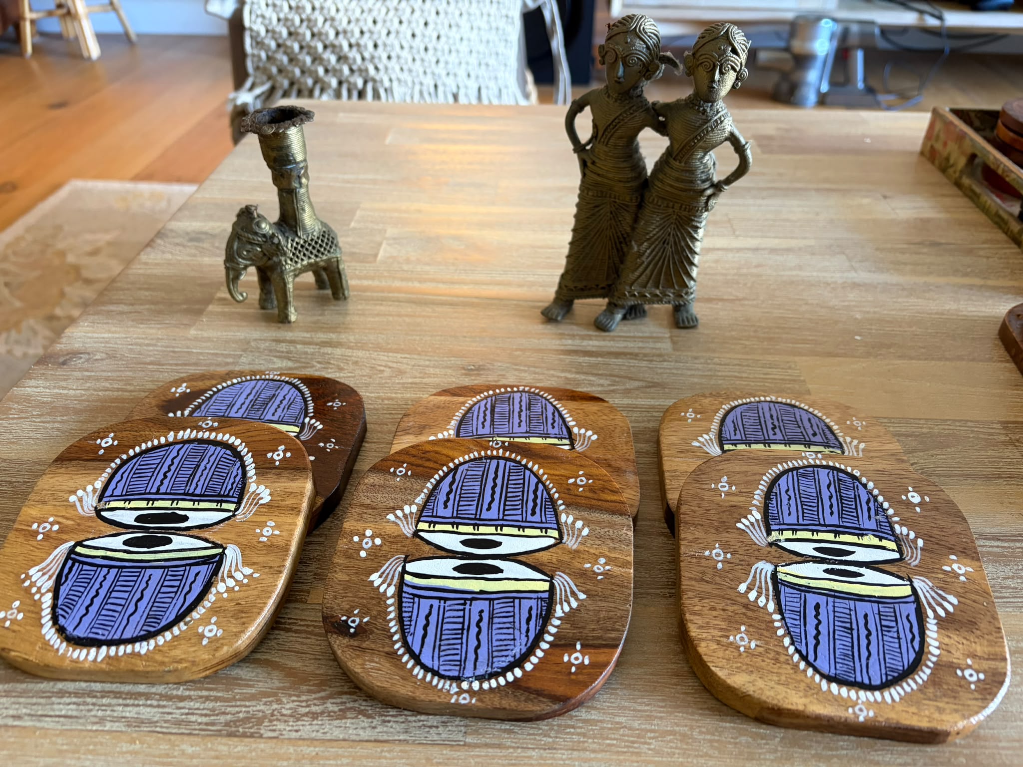 Earthen Rhythm Coaster Set (Set of 6)